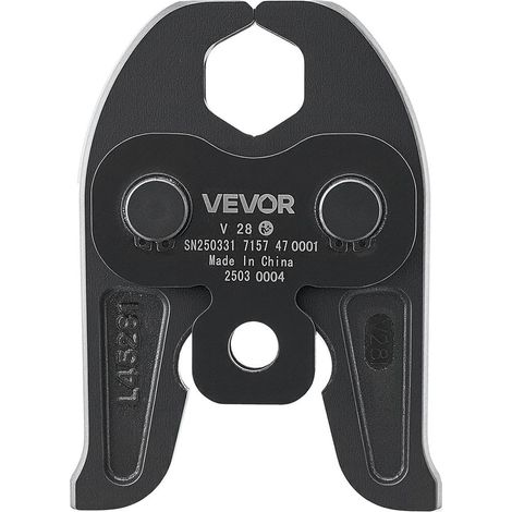 Pour Tuyaux Inox et Outils 32kN Mâchoire de Sertissage V28 Raccordement Plomberie Profil V en Acier Cémenté (1/5)