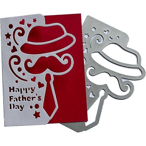 Metall-Stanzteile zum Selbermachen für Scrapbooking, dekorative Prägepapierkarten zum Vatertag