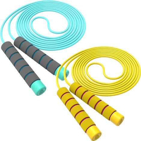 Corde à Sauter Enfant,Corde a Sauter Reglable Pour Garçons Et Filles 3-12 ans, Jeu Scolaire activité de Plein air des Exercices de Combustion Graisses de Fitness (1/5)