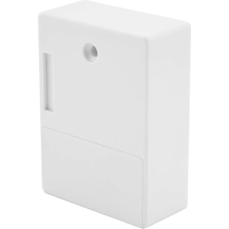 Serrure électronique RFID à monter soi-même pour armoire, adaptée aux armoires à tiroirs en bois, prête à l'emploi et programmable (blanche). (1/5)