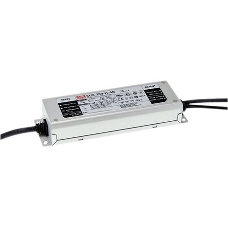 MEAN WELL XLG-200-H-A Driver per LED Potenza costante 200 W 3500 - 5550 mA 27 - 56 V/DC adatto per mobili, adatto per e