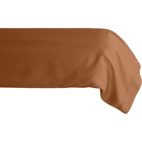 Taie de traversin en percale de coton 80 fils 43 x 190 cm (1/2)