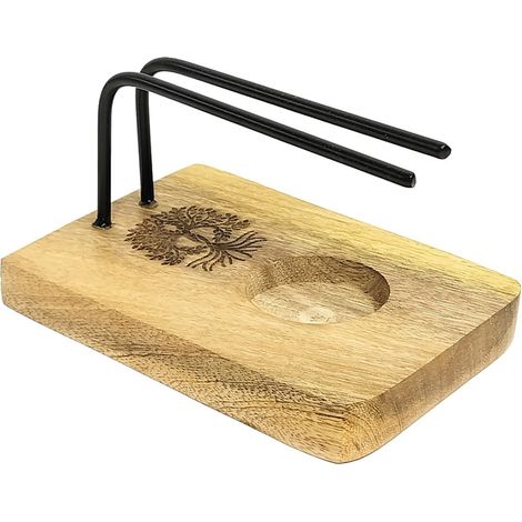 Quemador de palo santo de madera Árbol de la Vida 12 cm (1/5)