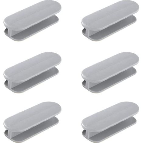 Poignée de porte grise adhésive pour porte de balcon extérieure, poignée pratique pour tiroir de placard, poignée de porte de balcon extérieure pour porte et fenêtre, accessoires créatifs pour porte v (1/5)