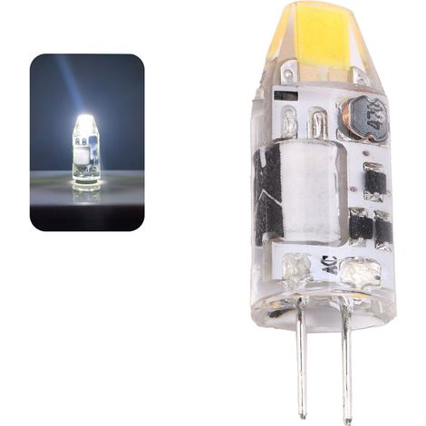 Ampoule LED G4 2W 300LM Blanc Froid 6000-6500K, Non Dimmable, pour Lustre 12V AC/DC (1/5)
