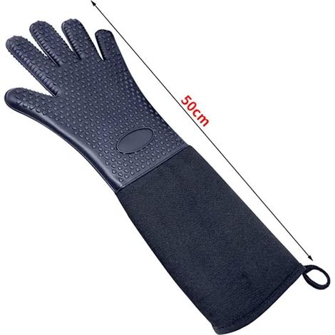 1 Paire Gants De Cuisine, Résistance Chaleur, Doublure Coton, Usage Four Barbecue (1/5)