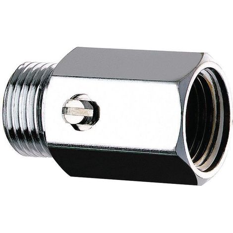 Robinet d'arrêt Delabie DForm, nickelé, G1/2B x G1/2, longueur 35 mm (1/2)