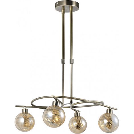FAB 154454014  Lampara Varanasi 4xg9 Cuero  Regx50x32 Cm (1/4)