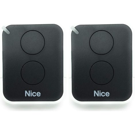 Pack de 2 télécommandes NICE Era-One ON2E – 2 canaux – Fréquence 433.92 MHz – Compatible motorisations portails et portes de garage – Installation rapide (1/4)