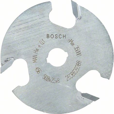 Bosch Scheibennutfräser, 8 mm, D1 50,8 mm, L 2,5 mm, G 8 mm (1/5)