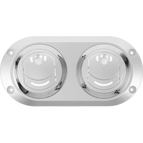 Cache Ventilation ABS Gris Pour Bus Et Camping-Car (1/2)
