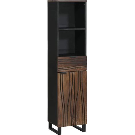 Mueble de Cuarto de Baño Nogal 38 x 33 x 160 cm