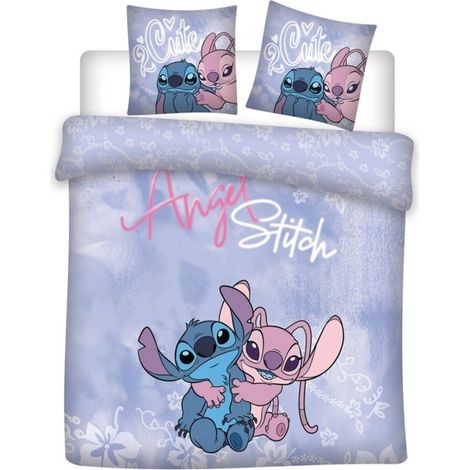 Parure de lit double 240x220 cm Stitch & Angel (Lilo & Stich)