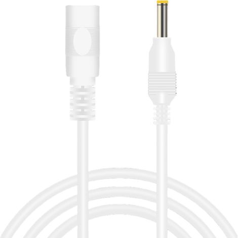 Rallonge électrique avec connecteur mâle-femelle 4,0 mm x 1,7 mm