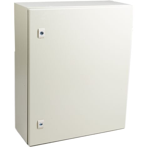 Coffret mural RS PRO en Acier RAL 7032 dim. ext. 600 x 500 x 200mm, IP66 ( Prix pour 1 ) (1/4)