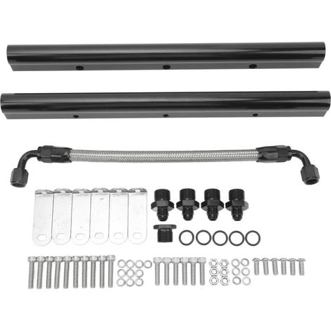 EFI Fuel Rail Set, Aluminium Alloy Intake Manifold Fuel Rail Kit for LS, LS1, LS2, LS3, LS6 and LSX engines. (1/5)