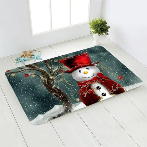 Chaussette De Noël - Tricotée Épaisse - Pour Arbre De Noël Et Cheminée - 48 Cm - Motif Renne Flocon D'Été - Lot De 1 (1/5)