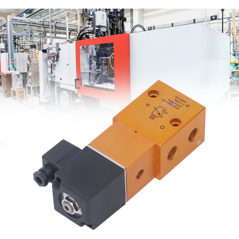 Électrovanne inverseuse à trois voies, à commande externe, SG23JD-08P2 G1/4", 24 V CC, à deux positions et à coupure haute pression. (1/5)