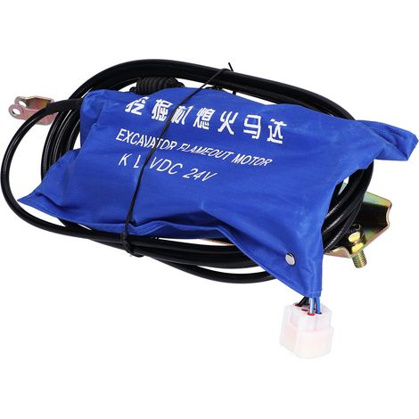 Électrovanne d'arrêt moteur 24V pour pelle SY, pièces anti-calage moteur 3.2m