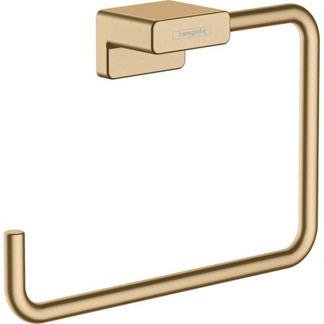 Hansgrohe AddStoris - Handtuchring, Bronze gebürstet 41754140 (1/2)