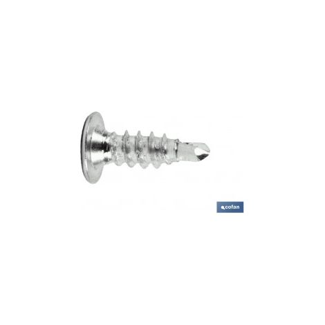 Pack mit 500 Selbstbohrenden Schrauben Inox A-2 Flachkopf 4,2 x 14