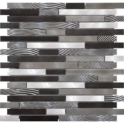 MOSAIQUE BARRETTE WILD 1 PLAQUE 30 x 30 CM CASA LINEA