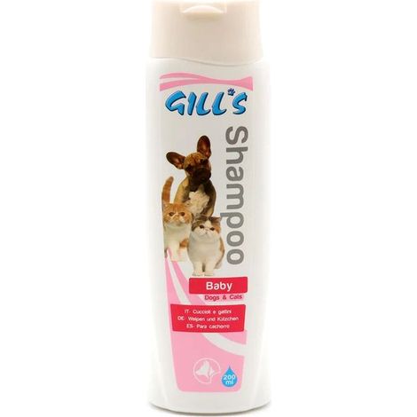 Set 6 pezzi Gill'S Shampoo Baby 200 ml per cuccioli che non brucia gli occhi (1/2)