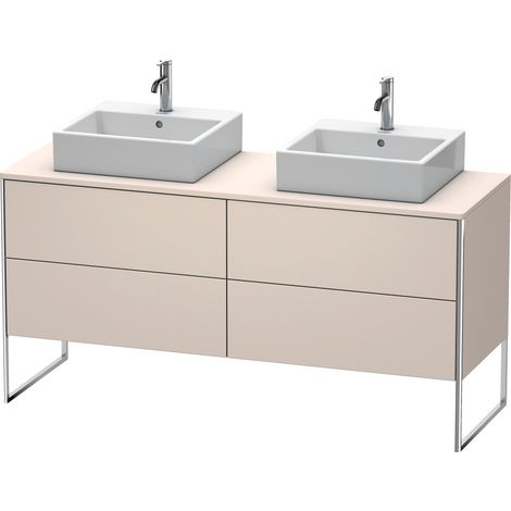 Duravit XSquare consola lavabo mueble bajo, de pie, para dos (1/3)