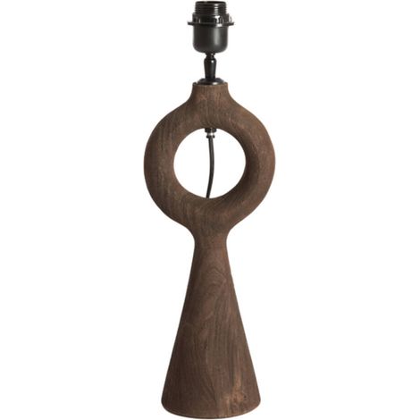 Light & Living - lampe de table - Sabuli - marron - bois - (1/4)
