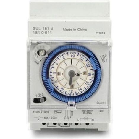 Timer, Sul181d, timer 24 ore, 250 V CA, 16 A, relè di controllo del timer manuale/automatico
