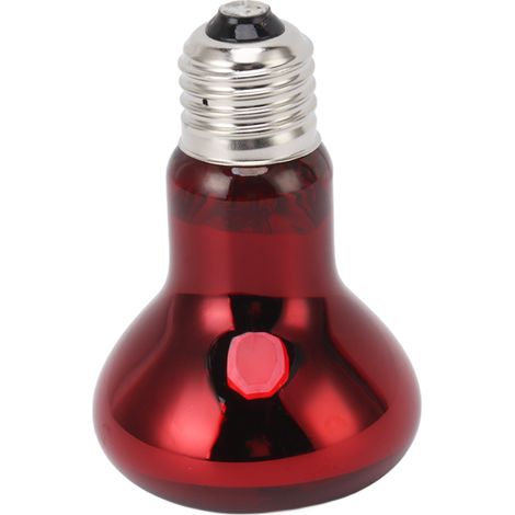 25W E27 Infrarot-Heizlampe für Reptilien, rotes Nachtlicht für Echsen und Bartagamen, 220-240V, Tag- und Nachtheizung für Terrarien. (1/5)