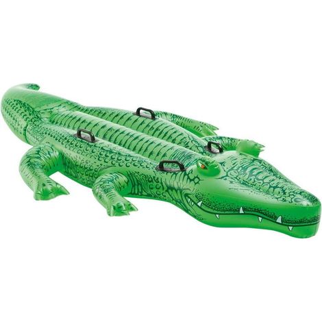 Bouée gonflable crocodile - 203 x 114 cm (1/3)