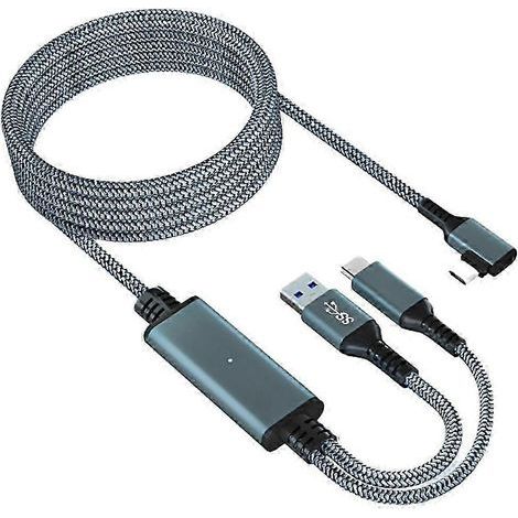For Meta/ 3 Link Cable 5M VR Data Cable 2A Fast Charging 5Gbps High Speed Data Transfer Cable (1/5)