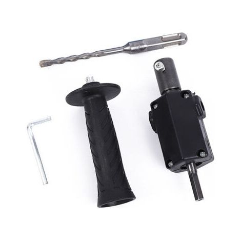 Adattatore per trapano a percussione in acciaio legato, convertitore elettrico per vetro, metallo e legno. (1/5)
