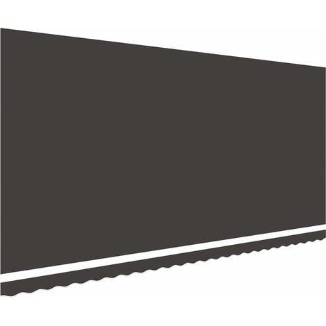 Toile d'auvent, Toile de rechange pour tonnelle, Anthracite 600x300 cm OIB4015E (1/5)