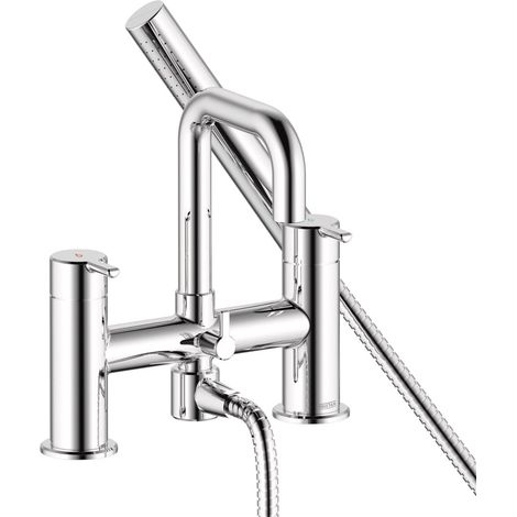 Bristan Altum Bath Shower Mixer Tap Pillar Mounted - Chrome (1/5)