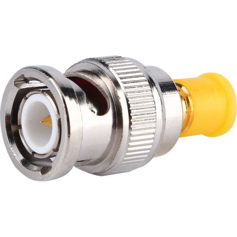 Connecteur BNC Mâle vers SMA Femelle Jack Adaptateur RF Raccord Droit Coupleur (1/5)