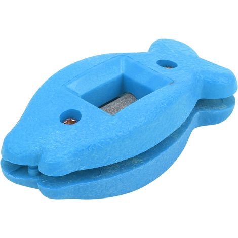 Affûteuse de patins à glace, outil de meulage pour lames de hockey, aiguiseur de carres bleu (1/5)