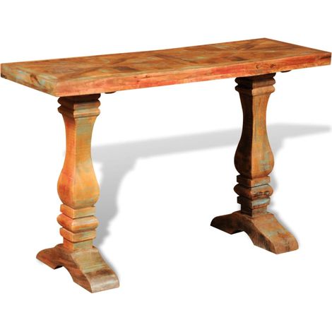 Table console Table d'appoint design industriel - Bois de récupération massif BV91573 (1/5)