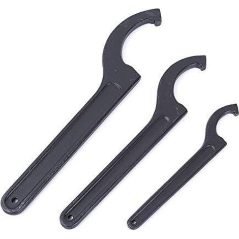 1x Key to hook adjustable 28-32mm, keys to ergot, key tricoise universal, for the fastening or the disassembly of nuts round and of lids of meter of water on the machines-tools (1/5)