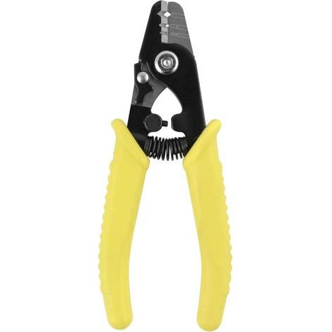Pince à dénuder les fibres optiques à trois trous avec poignée en PVC pour dénuder les fibres, 15,2 cm de long (1/5)