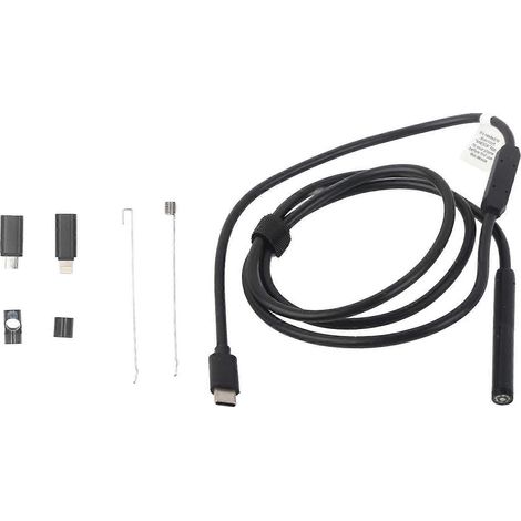 Endoskopkamera mit WLAN, Einzellinse, HD, 3-in-1, 2 MP, 8 LEDs, Industrieinspektionskamera für Android