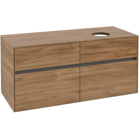 Villeroy & Boch Collaro Waschbeckenunterschrank, 4 Auszüge, (1/3)