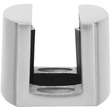 Guide de porte de douche coulissante, acier inoxydable 304, 50 x 23 mm, verre sans cadre (1/3)
