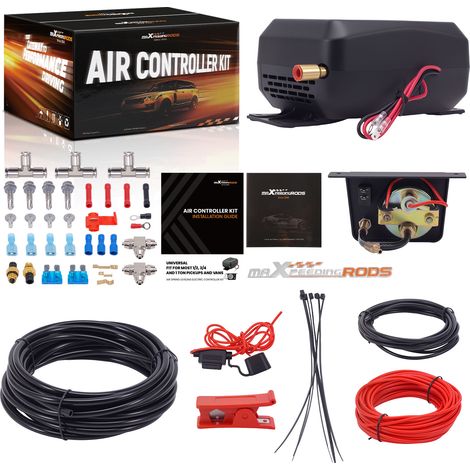 Air Spring Bag Compressor Controller kit For Toyota Ford Vauxhall Iveco Daily