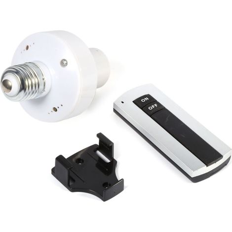 Support De Lampe E27 - Télécommande Sans Fil - Pour Éclairage Domestique Et Commercial - 1 Pièce (1/5)