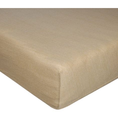 Sábana bajera ajustable de punto 160x200 Parylux  hasta 20 cm  5 colores  beige (1/5)