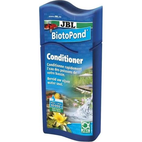 Acondicionador de agua JBL BiotoPond neutraliza metales 500 ml