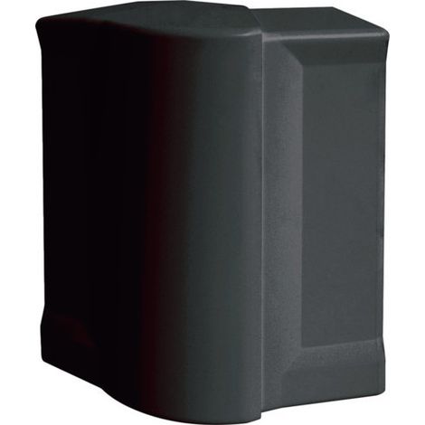 Angle extérieur queraz enclipsage direct pour GBD50131 RAL 9011 noir HAGER GBD5013139011