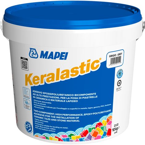 Keralastic grigio kg. 5 collante r2t epossi-poliuretanico bicomponente